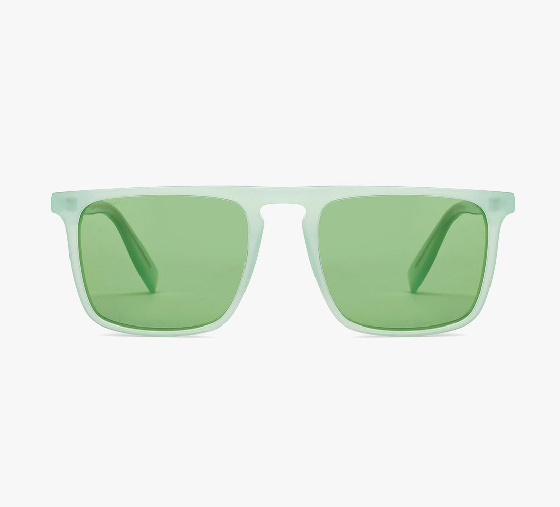 Gold Blue Full Rim Rectangular Branded Sunglass